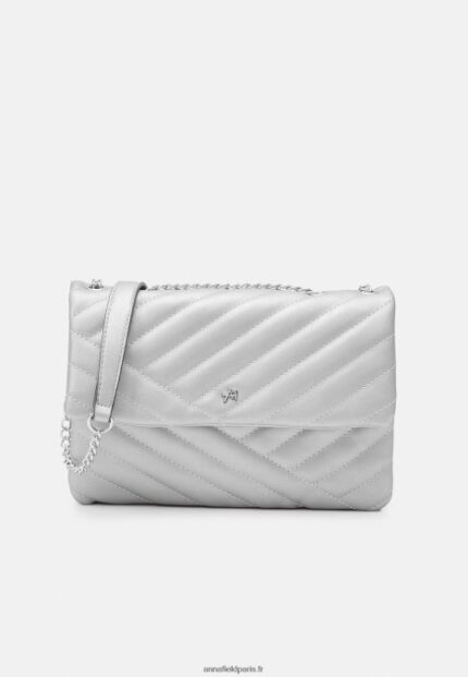 femmes sac bandoulière argenté 006BT2551 Anna Field
