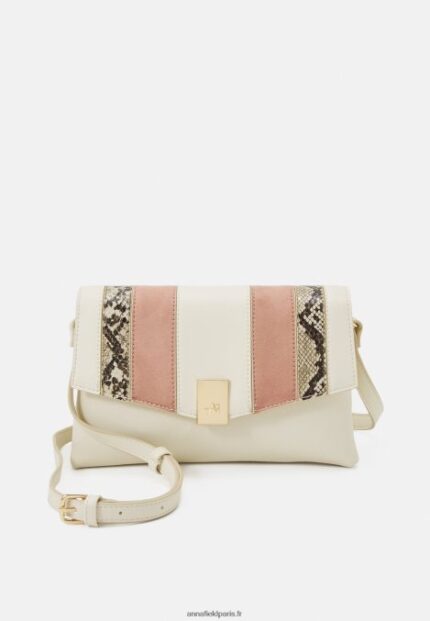 femmes sac bandoulière blanc cassé 006BT2559 Anna Field