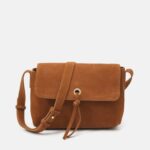 femmes sac bandoulière cuir cognac 006BT2554 Anna Field