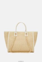 femmes sac fourre-tout blanc cassé 006BT2463 Anna Field