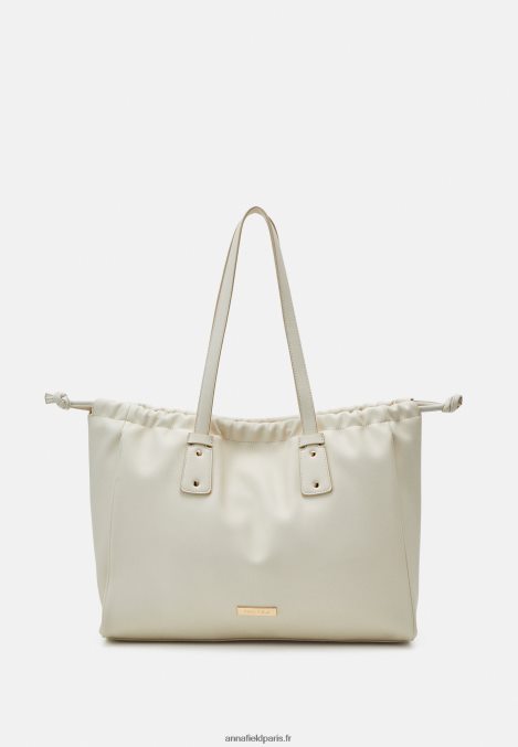 femmes_sac_fourre_tout_blanc_casse_006bt2492_anna_field.jpg femmes sac fourre-tout blanc cassé 006BT2492 Anna Field - Image 1