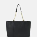 femmes sac fourre-tout en cuir noir 006BT2494 Anna Field