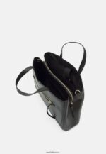 femmes sac pour ordinateur portable en cuir noir 006BT2587 Anna Field - Image 3