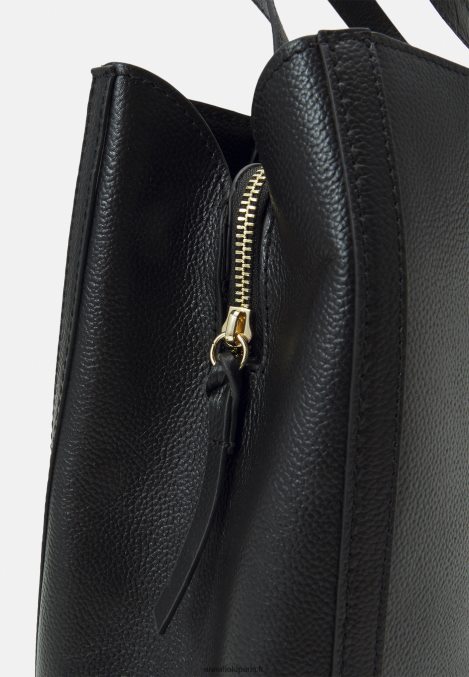 femmes sac pour ordinateur portable en cuir noir 006BT2587 Anna Field - Image 4