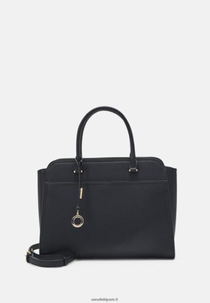femmes sac pour ordinateur portable noir 006BT2565 Anna Field