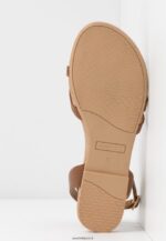 femmes sandales à bride en cuir cognac 006BT1513 Anna Field - Image 7