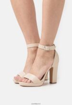 femmes sandales à talons blanc cassé 006BT1571 Anna Field