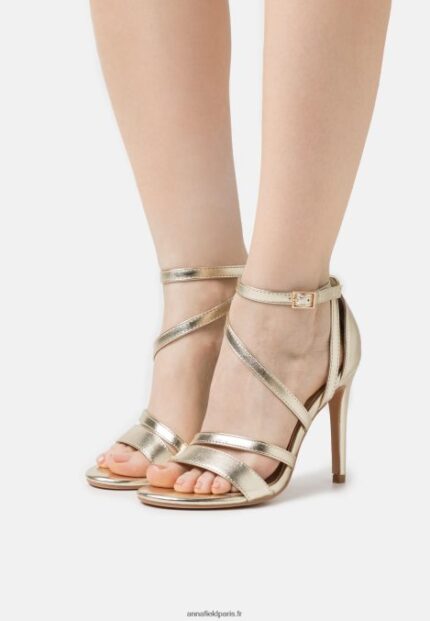 femmes sandales à talons dorés 006BT1289 Anna Field