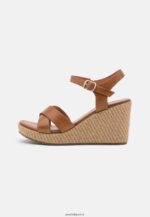 femmes sandales à talons en cuir cognac 006BT1478 Anna Field - Image 2