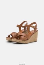 femmes sandales à talons en cuir cognac 006BT1478 Anna Field - Image 3