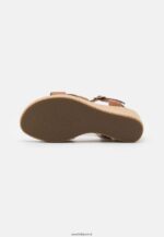 femmes sandales à talons en cuir cognac 006BT1478 Anna Field - Image 5