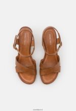 femmes sandales à talons en cuir cognac 006BT1478 Anna Field - Image 6