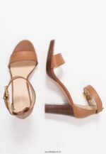 femmes sandales à talons en cuir cognac 006BT1549 Anna Field - Image 4