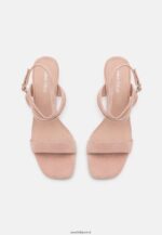 femmes sandales à talons en cuir couleur or rose 006BT1336 Anna Field - Image 6