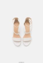 femmes sandales à talons hauts en cuir blanc 006BT1572 Anna Field - Image 5