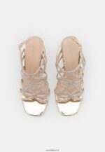 femmes sandales à talons hauts en cuir doré 006BT1354 Anna Field - Image 6
