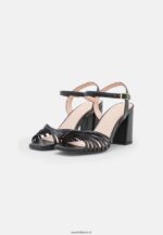 femmes sandales à talons hauts en cuir noir 006BT1400 Anna Field - Image 3