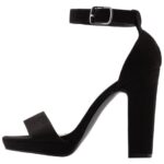 femmes sandales à talons hauts noires 006BT1565 Anna Field