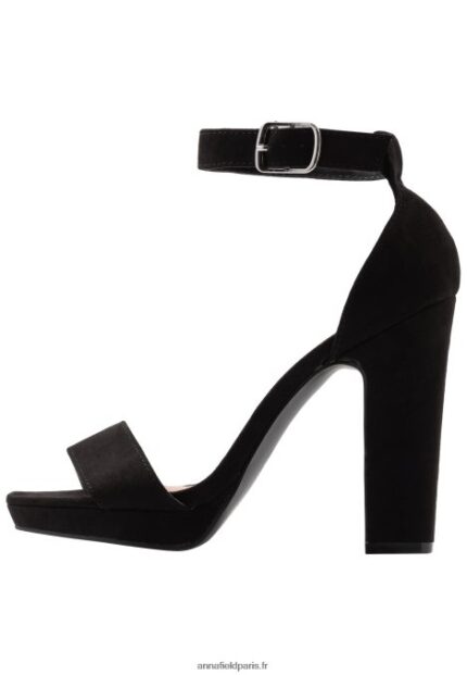 femmes sandales à talons hauts noires 006BT1565 Anna Field