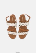 femmes sandales blanc/cognac 006BT1308 Anna Field - Image 6