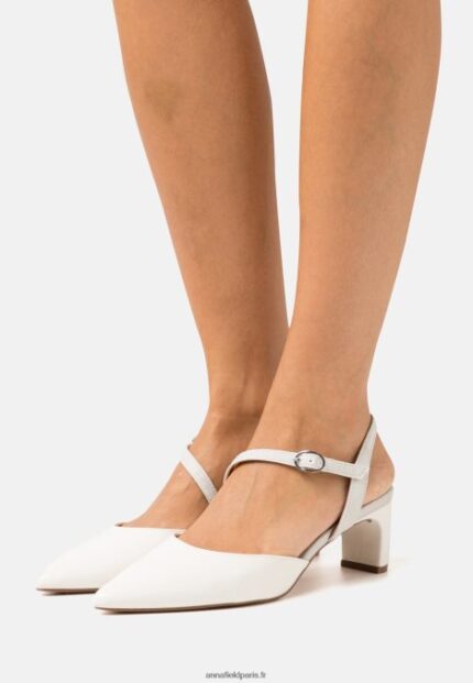 femmes sandales blanches 006BT1325 Anna Field