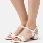 femmes sandales blanches 006BT1430 Anna Field