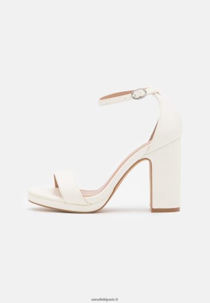 femmes sandales blanches à talons hauts 006BT1288 Anna Field