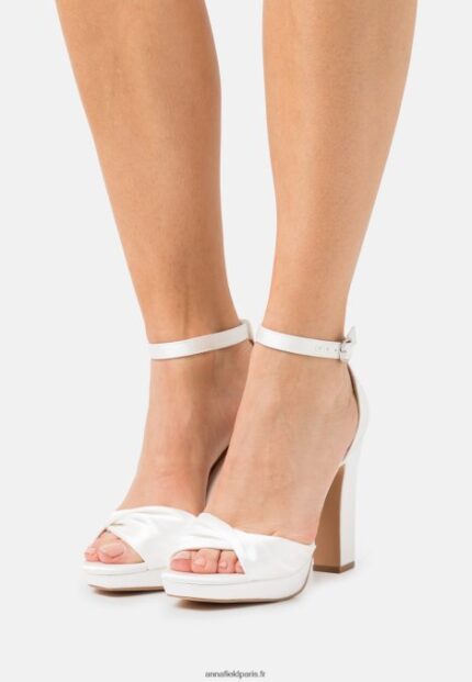 femmes sandales blanches à talons hauts 006BT1554 Anna Field