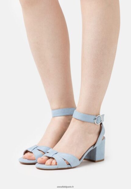 femmes sandales bleu clair 006BT1353 Anna Field