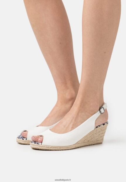 femmes sandales compensées blanches 006BT1492 Anna Field