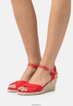 femmes sandales compensées rouge 006BT1468 Anna Field