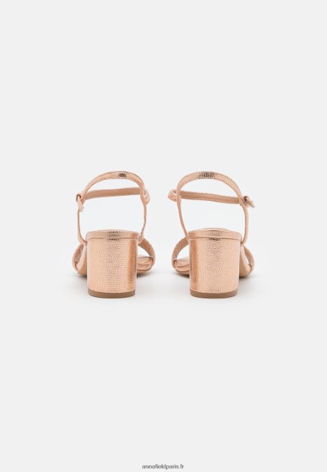 femmes sandales couleur or rose 006BT1254 Anna Field - Image 4