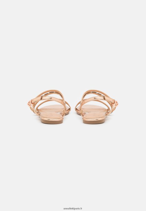 femmes sandales couleur or rose 006BT1313 Anna Field - Image 4