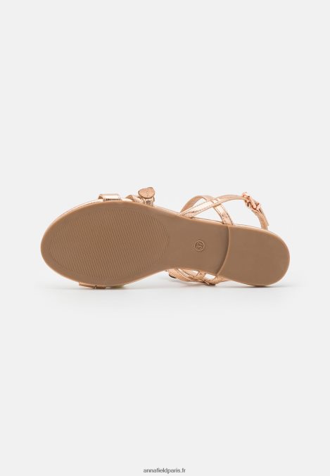 femmes sandales couleur or rose 006BT1313 Anna Field - Image 5