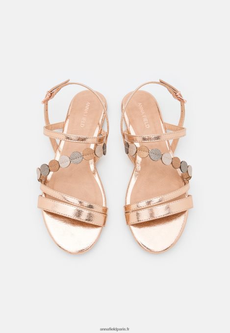 femmes sandales couleur or rose 006BT1313 Anna Field - Image 6
