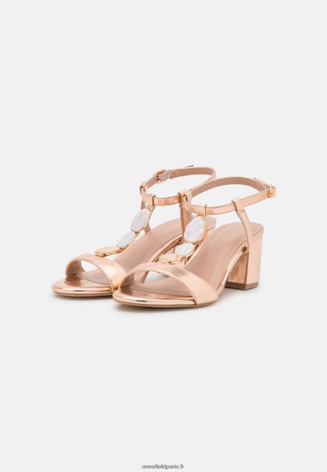 femmes sandales couleur or rose 006BT1345 Anna Field - Image 3