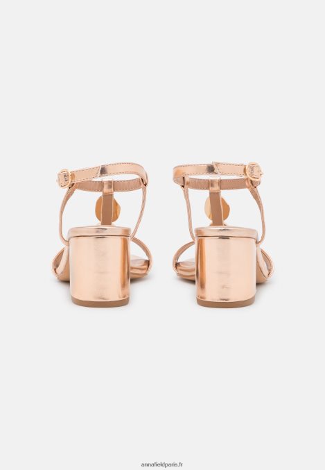femmes sandales couleur or rose 006BT1345 Anna Field - Image 4