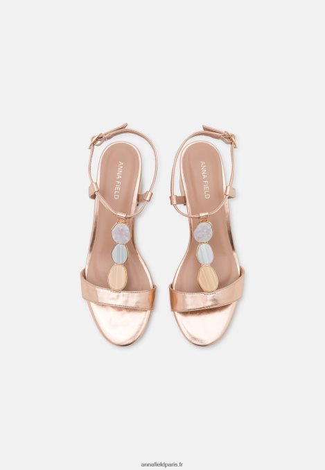 femmes sandales couleur or rose 006BT1345 Anna Field - Image 6