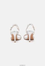 femmes sandales en cuir argent 006BT1270 Anna Field - Image 4