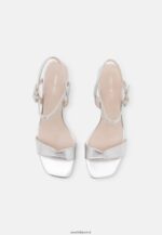femmes sandales en cuir argent 006BT1270 Anna Field - Image 6