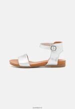 femmes sandales en cuir argent 006BT1300 Anna Field - Image 2