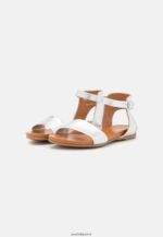 femmes sandales en cuir argent 006BT1300 Anna Field - Image 3