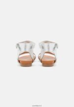 femmes sandales en cuir argent 006BT1300 Anna Field - Image 4