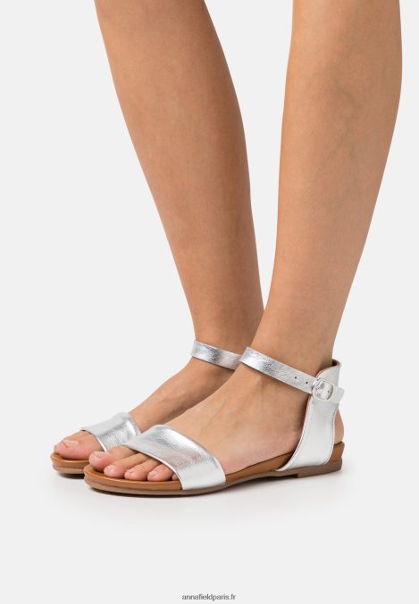 femmes_sandales_en_cuir_argent_006bt1300_anna_field.jpg femmes sandales en cuir argent 006BT1300 Anna Field - Image 1