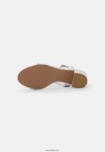 femmes sandales en cuir argent 006BT1362 Anna Field - Image 5