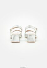 femmes sandales en cuir argent 006BT1388 Anna Field - Image 4