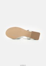 femmes sandales en cuir argent 006BT1388 Anna Field - Image 5