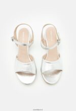 femmes sandales en cuir argent 006BT1388 Anna Field - Image 6