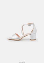femmes sandales en cuir argent 006BT1427 Anna Field - Image 2