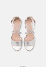 femmes sandales en cuir argent 006BT1427 Anna Field - Image 6